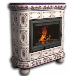 Каминная облицовка КимрПечь Медальон пристенная Ирисы